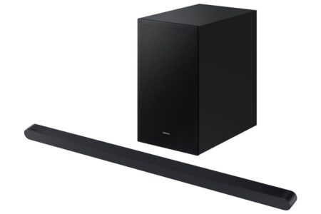 Samsung HW-S710D/XE Dolby Atmos Soundbar Schwarz mit schlankem Design für modernes Heimkino und räumlichen 3D Klang
