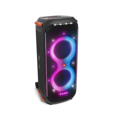 jbl partybox 710 bluetooth lautsprecher schwarz mit led lichtshow und kraftvollem 800 watt sound für große partys und events