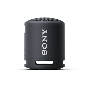 Tragbare bluetooth-lautsprecher sony srs-xb13 kompakt in runder Bauform mit robustem Gehäuse und modernem Design für Outdoor und mobile Nutzung
