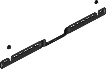 sonos arc ultra wandhalterung dezente befestigung an einer modernen Wohnzimmerwand montiert