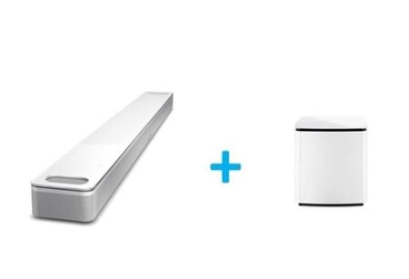 Bose Soundbar 700 mit Dolby Atmos und Bass Module 700 für ein optimales Heimkino-Erlebnis.