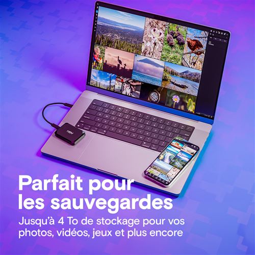 Crucial X9 1TB externe ssd in Schwarz für PC und Mac – Bild 3