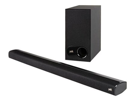 Polk Audio Signa S2 2.1 Soundbar Schwarz kabellos mit Subwoofer für verbesserten TV- und Heimkino-Sound
