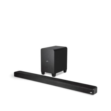 Polk Audio Signa S4 Soundbar Schwarz Dolby Atmos mit kabellosem Subwoofer für Heimkino und Musik