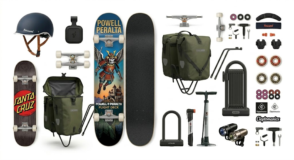 Ein technologisch fortschrittliches powell peralta flight deck, das durch seine spezielle Faserverstärkung und robuste Bauweise besticht.