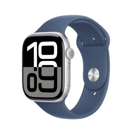 Apple watch series 10 mit 46mm Gehäuse in Silber