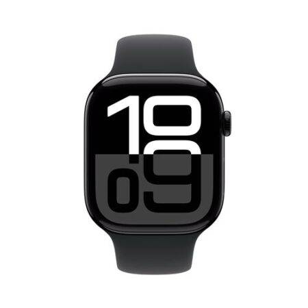 Apple watch series 10 mit 46mm Gehäuse in Schwarz