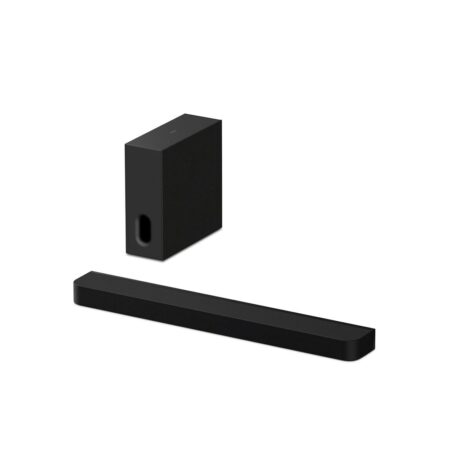 Sony bravia theatre bar 7 dolby atmos 5.1 soundbar kraftvoll unter einem Fernseher im modernen Wohnzimmer mit 3D Surround Heimkino Klang