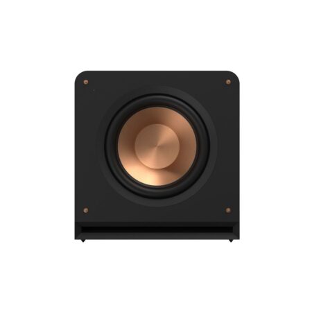 Klipsch RP-1400SW Subwoofer Schwarz, leistungsstarker Aktiv-Subwoofer für Heimkino und Musik mit tiefem Bass