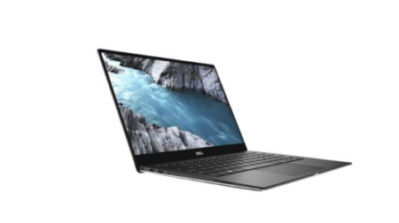 Kompakter dell xps 13 7390 i7 10. generation leistungsstark Laptop auf einem Schreibtisch für mobiles Arbeiten und professionelle Nutzung