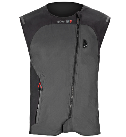 Alpinestars Tech-Air 3 autonome airbag weste für modernen Motorradschutz in schwarzem Design