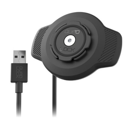 Schwarze motorrad smartphone halterung Quad Lock Moto Kit am Motorradlenker mit sicherem Verriegelungssystem