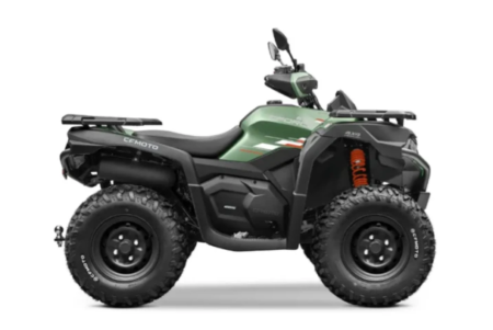 Can-Am Outlander Serie 850 ATV im Gelände mit starkem Allradantrieb und moderner LED-Beleuchtung