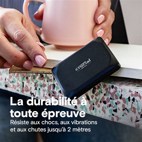 Crucial X9 1TB externe ssd in Schwarz für PC und Mac – Bild 2