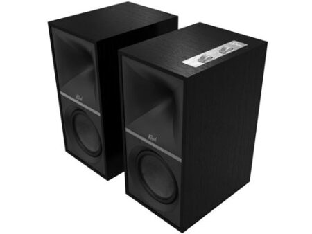 Klipsch The Sevens Hi-Fi Lautsprecher Schwarz Paar, kabellose Lautsprecher mit klarem Hi-Fi Sound für Musik und Heimkino