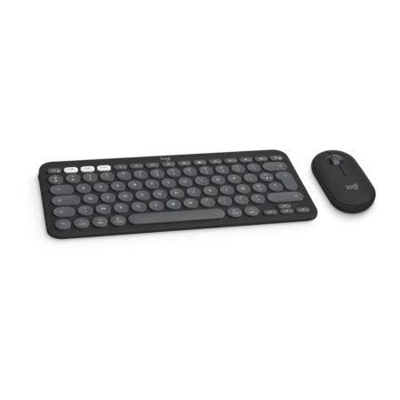 Das minimalistische Logitech Pebble 2 Combo Tastatur und Maus Set für Mac in einer modernen Arbeitsumgebung.