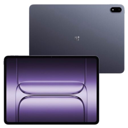 Vorderseite des OnePlus Pad 3 mit 13,2 Zoll Display als leistungsstarkes oneplus android tablet 12gb