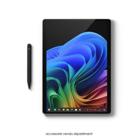 Surface pro 11 copilot pc 13 hybride tactile Gerät im Tablet-Modus mit Touchscreen für mobiles Arbeiten und kreative Anwendungen