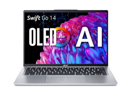 Acer Swift Go 14 AI Laptop mit Intel Core Ultra 7, 16 GB RAM und AI-Funktionen für effizientes Arbeiten und hohe Mobilität.