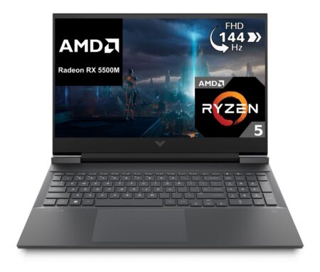 HP Victus 16-e0307nf Gaming-Laptop mit 16,1 Zoll Full-HD-Display, AMD Ryzen 5-5600H, 16 GB RAM und 512 GB SSD
