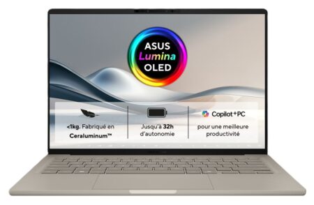 Asus Zenbook A14 UX3407QA 14" Laptop Snapdragon 16GB RAM schlank und leistungsstark für Arbeit, Multimedia und mobiles Arbeiten