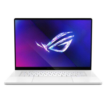 Bild des Asus ROG Zephyrus G16 Gaming-Laptops mit 16-Zoll WQXGA-Display, 240 Hz Bildwiederholrate und Intel® Core i9 Prozessor für flüssiges Gaming und kreative Anwendungen.