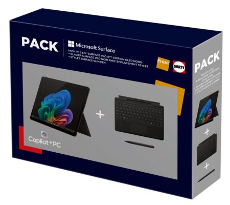 Modernes surface pro 11 copilot+ pc 13 2 in 1 touch Gerät im Tablet-Modus für mobiles Arbeiten, Kreativität und KI-gestützte Produktivität