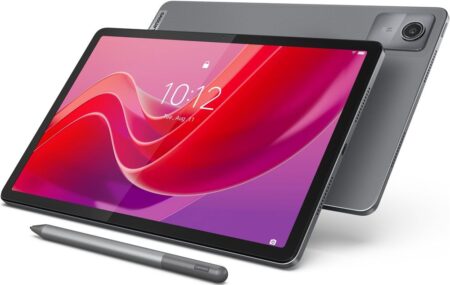 Lenovo Tab M11 Tablet in Grau als komplettes lenovo tab m11 set mit Eingabestift.