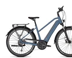 Ein elegantes kalkhoff endeavour 5.b advance Trekking-E-Bike in der Seitenansicht auf weißem Hintergrund.