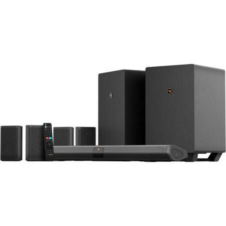 Nakamichi Shockwafe Ultra 9.2 Soundbar System Schwarz mit Dual-Subwoofern und 3D-Surround-Sound für Heimkino