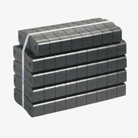rekord brennstoffbriketts 25 kg packung aus lignit als komprimierte heizbriketts für kamin und ofen mit hoher wärmeleistung