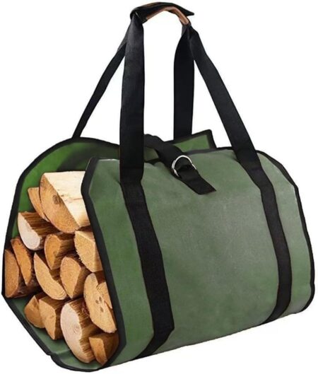 Premium Brennholz Set aus 100 Prozent Naturhartholz kammergetrocknet für Kamin, Feuerstelle und Camping mit sauberer und langer Brenndauer.