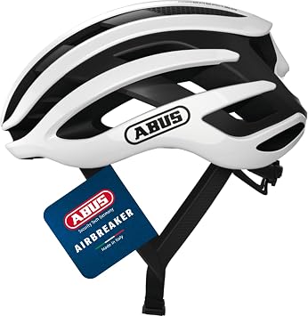 ABUS AirBreaker High-End Rennradhelm für professionellen Radsport mit aerodynamischem Design und optimaler Belüftung für maximale Leistung.