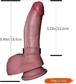 Realistischer umgedrehter Silikon Dildo Hautfarbe – Bild 2