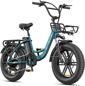 ENGWE e-bike für herren 20 zoll mit 48V 13Ah Akku, robuster Rahmenkonstruktion und 7-Gang-Schaltung für Alltag und Freizeit.