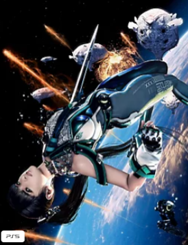 Stellar Blade spiel mit futuristischer Heldin in einer actionreichen und detailreichen Spielwelt.