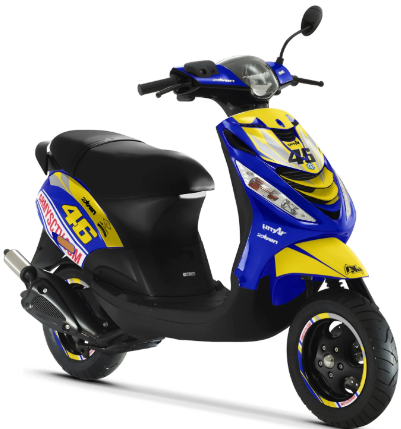 Piaggio Zip 50 Motorroller Modell 2026 in moderner Ausführung für Stadtverkehr und tägliche Mobilität.