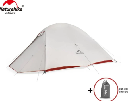 Naturehike Cloud Up 2 ultraleichtes Zelt im Outdoor Einsatz aufgebaut in der Natur, naturehike cloud up 2 ultraleichtes zelt für Trekking und Camping Abenteuer