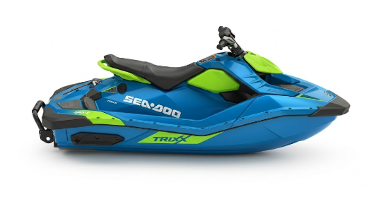 Sea-Doo Spark Trixx 2026 Jetski auf dem Wasser mit sportlichem Design und hoher Wendigkeit für Freizeit und Wassersport