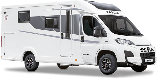 Rapido C50 2026 kompakter Premium Campervan mit modernem Design und flexiblem Wohnraum für komfortable Reisen und Campingabenteuer.