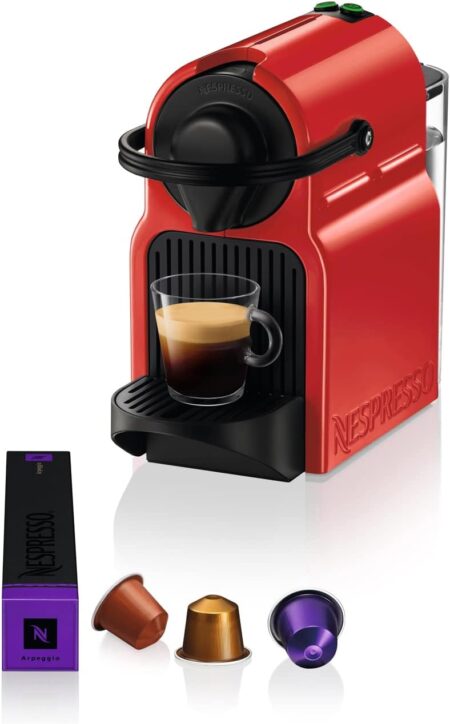 Krups Nespresso Inissia Kaffeekapselmaschine in Weiß mit kompaktem Design und 19-Bar-System, nespresso krups inissia kaffeemaschine für perfekten Kaffeegenuss.